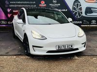 Used Tesla Model 3 Long Range AWD 366 kW (498 HP) 2020 White Sedan