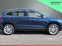 Used Skoda Karoq 110 HP (80 kW) 2019 Lava blue metallic SUV