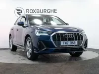 Begagnad Audi Q3 S-Line 150 HK (110 kW) 2021 Blå SUV