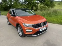 Used VW T-Roc Design 115 HP (84 kW) 2019 Orange SUV