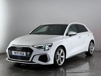 Used Audi A3 Sportback S-Line 2021 White Hatchback