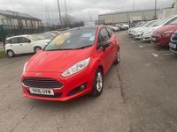 Used Ford Fiesta Zetec 82 HP (60 kW) 2016 Red Hatchback