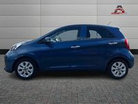 Used Kia Picanto 84 HP (61 kW) 2016 Blue Hatchback