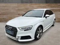 Used Audi A3 S-Line 116 HP (85 kW) 2018 White Sedan