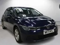 Used VW Golf VII Life 150 HP (110 kW) 2021 Blue Hatchback