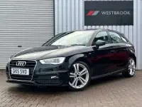 Used Audi A3 Sportback S-Line 2015 Black Hatchback