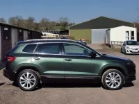 Used Skoda Karoq SE L 150 HP (110 kW) 2019 Green SUV