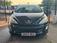 Used Peugeot 308 95 HP (69 kW) 2009 Black Hatchback