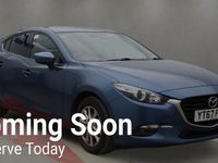 Begagnad Mazda 3 121 HK (88 kW) 2017 Blå Halvkombi