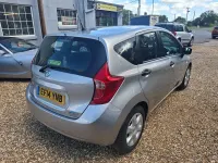 Used Nissan Note S 90 HP (66 kW) 2014 Silver Hatchback