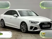 Used Audi A4 S-Line 150 HP (110 kW) 2023 White Sedan
