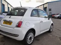 Used Fiat 500 Lounge 69 HP (50 kW) 2013 White Hatchback