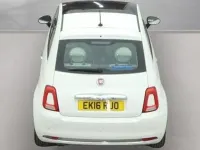 Used Fiat 500 Lounge 69 HP (50 kW) 2016 White Hatchback
