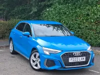 Used Audi A3 e-tron S-Line 204 HP (150 kW) 2022 Blue Hatchback