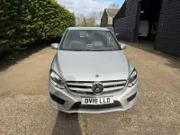 Used Mercedes B180 AMG line 109 HP (80 kW) 2018 Silver Hatchback