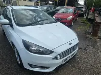 Used Ford Focus Titanium 125 HP (91 kW) 2017 White Hatchback