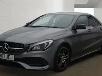 Used Mercedes CLA220 AMG line 177 HP (130 kW) 2017 Grey Coupe