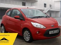 Used Ford Ka Zetec 69 HP (50 kW) 2015 Red Hatchback