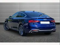 Used Audi A5 S-Line 200 HP (147 kW) 2024 Blue Hatchback