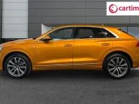Used Audi Q8 S-Line 286 HP (210 kW) 2021 Orange SUV