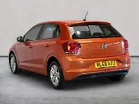 Used VW Polo SE 95 HP (69 kW) 2018 Orange Hatchback