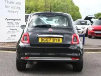 Used Fiat 500 Lounge 69 HP (50 kW) 2017 Black Hatchback