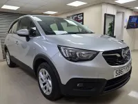 Used Vauxhall Crossland X S 110 HP (80 kW) 2017 Silver SUV