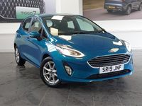 Used Ford Fiesta Zetec 100 HP (73 kW) 2019 Blue Hatchback