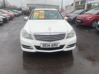Begagnad Mercedes C220 Executive 2014 Vit Sedan