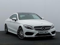Used Mercedes C200 AMG Line Premium 184 HP (135 kW) 2017 White Coupe