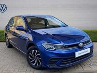 Used VW Polo Life 95 HP (69 kW) 2023 Blue Hatchback