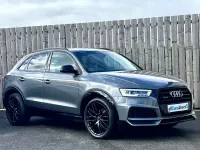 Used Audi Q3 Black Edition 150 HP (110 kW) 2017 Grey SUV