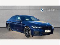Used BMW 530e M Sport 292 HP (214 kW) 2021 Blue Sedan