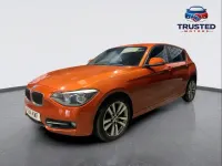 Used BMW 116 Sport Line 2014 Orange Hatchback