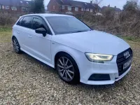 Used Audi A3 Sportback Black Edition 116 HP (85 kW) 2017 White Hatchback
