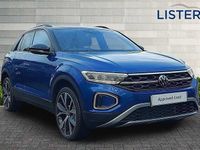 New VW T-Roc Design 2025 Ravenna blue metallic black SUV