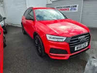 Used Audi Q3 Black Edition 180 HP (132 kW) 2018 Red SUV