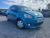 Used Mitsubishi Mirage 2014 Blue Hatchback