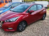 Used Nissan Micra Acenta 71 HP (52 kW) 2017 Red Hatchback