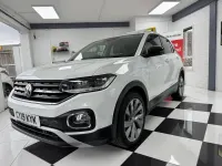 Used VW T-Cross Edition 115 HP (84 kW) 2019 White SUV