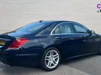 Used Mercedes S350 AMG line 258 HP (189 kW) 2016 Blue Sedan