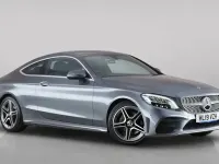 Used Mercedes C200 AMG line 184 HP (135 kW) 2019 Grey Coupe