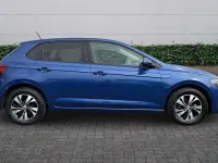 Used VW Polo Match 95 HP (69 kW) 2020 Blue Hatchback