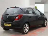 Used Vauxhall Corsa 89 HP (65 kW) 2008 Black Hatchback