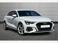 Used Audi A3 S-Line 110 HP (80 kW) 2024 White Hatchback