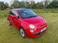 Usado Fiat 500 Lounge 69 HP (50 kW) 2010 Vermelho Citadino