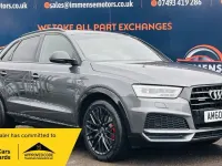 Used Audi Q3 Black Edition 150 HP (110 kW) 2017 Grey SUV