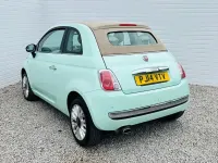 Second-hand Fiat 500 Lounge 69 CP (50 kW) 2014 Verde Cabrio