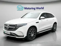 Usado Mercedes EQC400 AMG line 300 kW (408 CV) 2021 Blanco SUV