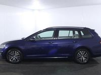 Used VW Golf VII SE 125 HP (91 kW) 2018 Blue Estate